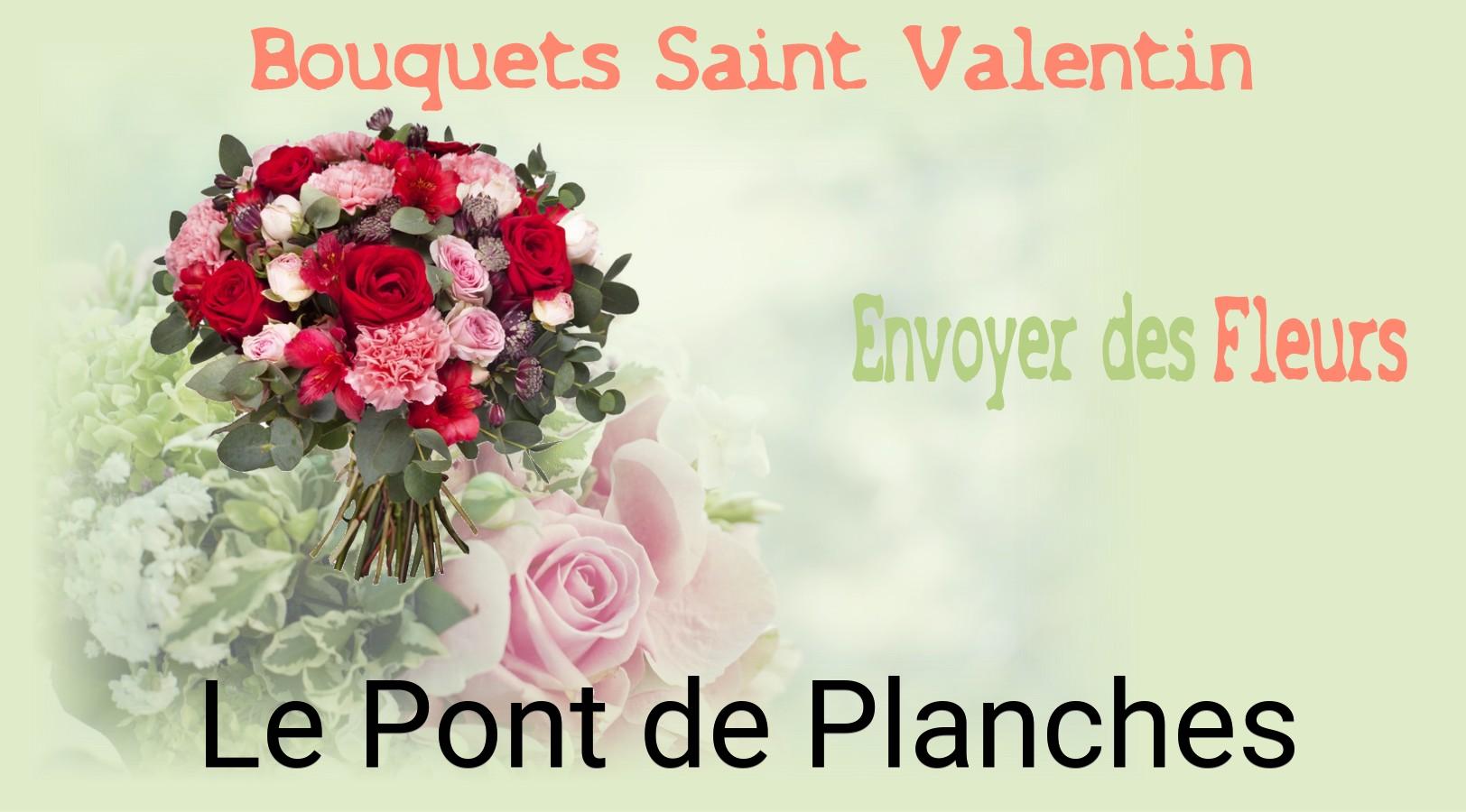 Roses de Saint-Valentin livrées à Le Pont-de-Planches